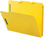 Staples Colored Reinforced Tab Fastener Folders Letter Size Assorted 50/Box