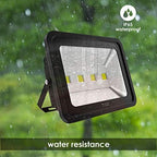200W LED Flood Lights 6000K Daylight White Lighting Fixtures Super Bright 20000lm Outdoor Security Lights IP66 Waterproof 110-285V Commercial Industrial Lighting Fixtures