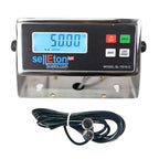 SellEton SL-700-2x2-1K 24" x 24" (2' x 2') Industrial Floor Scale with Capacity of 1000 lbs 0.2 lb - Blue