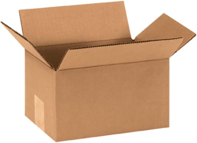 Secure Seal - 9x6x5 Pack of 50 Corrugated Cardboard Packing Shipping Mailing Moving Carton Boxes