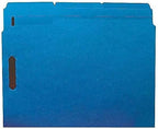 Staples Colored Reinforced Tab Fastener Folders Letter Size Assorted 50/Box