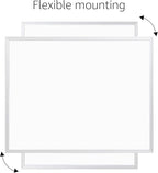 Amazon Basics Small Dry Erase Whiteboard, Magnetic Whiteboard with Marker and Magnets, 11"W x 14"H, Aluminum Frame