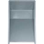 Global Industrial 2 Cu Yd Gray Medium Duty Self Dumping Forklift Hopper