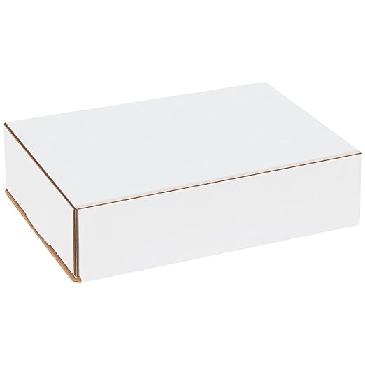 Box USA BM862 8"L x 6"W x 2"H, White (Pack of 50)