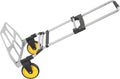 Folding Stair Climbing Cart Trolley 309 Lbs Capacity, Heavy Duty Aluminum Hand Truck Dolly Cart W/Wheel & Telescoping Handle for Home, Moving, Groceries, Warehouse