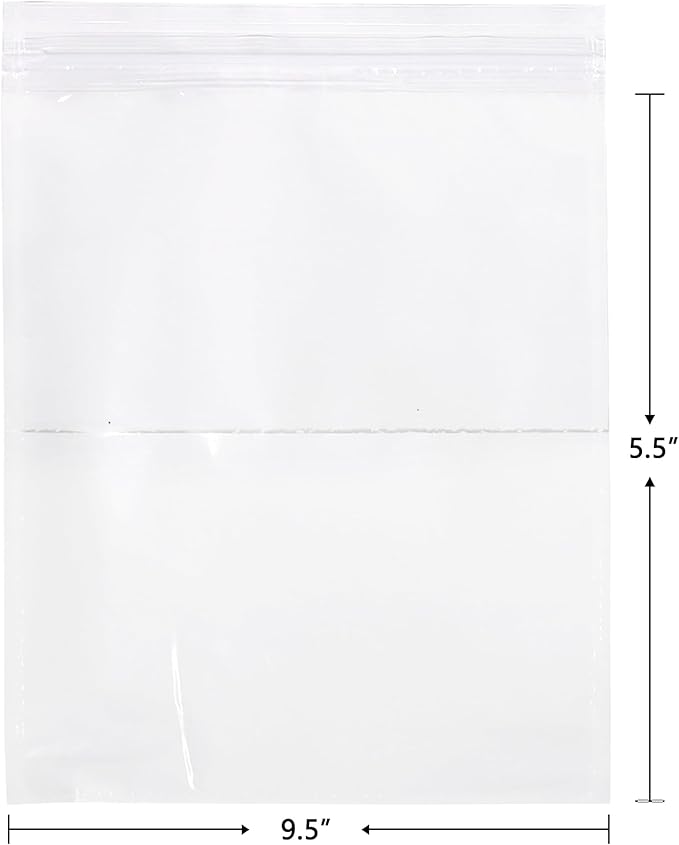 iMailer - 10 Pack 9.5"x 12" Packing List Envelopes -Resealable Adhesive Plastic Pouches for Shipping Labels and Document