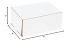 Box USA Small Shipping Boxes 7" x 5" x 3", 50-Pack, Bulk - White Box Mailer for Packaging, or Small Business Mailing 7x5x3
