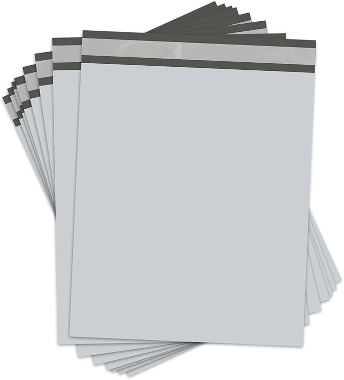 OausTect White Poly Mailers 10X13 inches,500 Pack Shipping Bags with Strong Self-sealing Adhesive Waterproof and Tear Proof for Clothing,Books