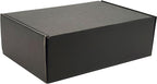 Small Black Shipping Boxes for Small Business Pack of 25-9x6x3 inches Cardboard Corrugated Mailer Boxes for Shipping Packaging Craft Gifts Giving Products