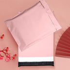 50 Pack Pink Poly Mailers, 10. 2x6. 7 Inches Plastic Self-adhesive Shipping Bags, Heavy Duty Packing Mailing Bags for Small Business