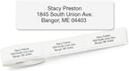 Personalized Return Address Labels, Roll of 125 Gloss White Self-Adhesive Labels Without Dispenser, Customize with Name & Shipping Address, Colorful Images