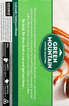 Green Mountain Coffee Roasters Caramel Vanilla Cream Keurig Single-Serve K-Cup pods, Light Roast Coffee, 12 Count