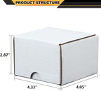 10pcs New Max Pro 200 count Cardboard Baseball/Trading Card Storage Boxes box White Corrugated Paper