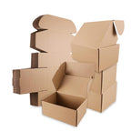 Shipping Boxes, 8"x6"x4 Which is Anti-Impact Come with Exquisite Sealing Label.Suitable E-Commerce Packaging, Shipping Packaging.