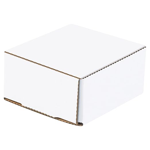 BOX USA Shipping Boxes Small 4"L x 4"W x 2"H, 50-Pack | Corrugated Cardboard Box for Packing, Moving and Storage