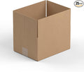 10" x 7" x 5" Kraft Corrugated RSC Shipping Box - 25/Bundle