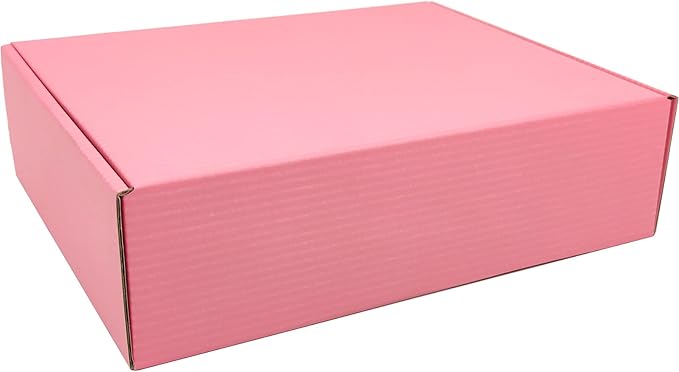 Pink Shipping Boxes for Small Business Pack of 25-10x8x2.7 inches Cardboard Corrugated Mailer Boxes for Shipping Packaging Craft Gifts Giving Products