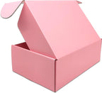 Small Pink Shipping Boxes for Small Business Pack of 25-9x6x3 inches Cardboard Corrugated Mailer Boxes for Shipping Packaging Craft Gifts Giving Products