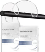 2 Pack Label Holder Price Tag Displays Sign Holder Data Card Holder Ads Display Stand for Retail Store Clothing Price Tag (L (A5) 148*210mm/5.83*8.27inches)