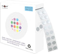 PARLAIM 0.25 Inch Round Silvery Color-Code Dot Stickers, 1000 Stickers Roll, Modern Polka Dot Labels for Scrapbook, Books, CDs, Furniture Boxes