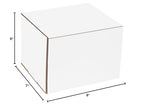 Box USA BM876 8"L x 7"W x 6"H, White (Pack of 50)