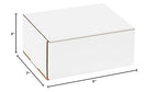 Box USA BM974 9"L x 7"W x 4"H, White (Pack of 50)