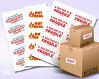NextDayLabels – 4” x 2” Rectangular Sticker Labels for Printer - White Laser/Inkjet Printer Labels Return Address Labels Shipping Label Stickers (50 Sheets, 10 Per Sheet, 500 Labels)
