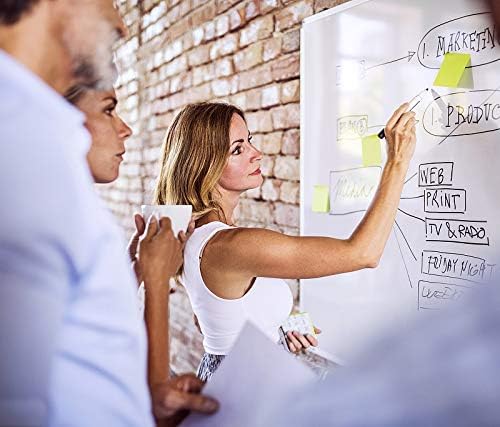 48" x 36" Magnetic Whiteboard for Wall Mount, Large Dry Erase Board with Aluminum Frame & Pen Tray,Office, Classroom, Home Use, Durable White Board for Presentations, Messages, Planning