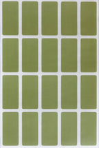 Royal Green Olive Green Rectangle Stickers Adhesive Labels 1.57 inch x 0.75 inch (40mm x 19mm) - 1000 Pack