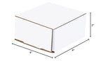 BOX USA Shipping Boxes Small 4"L x 4"W x 2"H, 50-Pack | Corrugated Cardboard Box for Packing, Moving and Storage