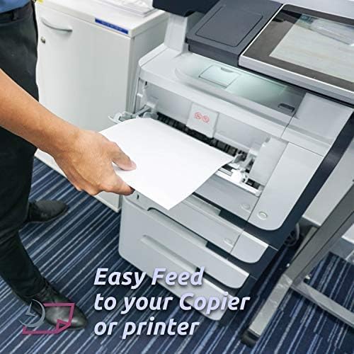 NextDayLabels - Full Page Labels 8.5 x 11 - White Shipping Labels - 8.5 x 11 Label Paper for Printer - Large Blank Matte Sticker Printer Paper - Laser/Inkjet Printer Labels (1 Per Sheet, 25 Labels)