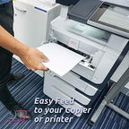 NextDayLabels - Full Page Labels 8.5 x 11 - White Shipping Labels - 8.5 x 11 Label Paper for Printer - Large Blank Matte Sticker Printer Paper - Laser/Inkjet Printer Labels (1 Per Sheet, 25 Labels)