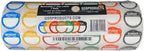 QSRProducts Removable Day Label - 1 inch - Peel Tab - Week (Mon-Sun) (7000 Stickers) - Food and Restaurant Day Dots - FIFO - Inventory Management Labels - Meal Prep Stickers - Gift Tags