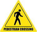 Pedestrian Crossing - Floor Sign 20" x 20" - Permanent - Sign