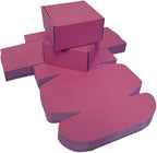 10 Pcs 9.8 x 9.8 x 4 inches Large Size Corrugated Cardboard Gift Boxes Recyclable Shipping Boxes for Mailing & Holidays, Wedding, Birthday, Gifts Packaging (Cranberry, 9.8 x 9.8 x 4")