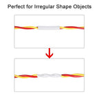 XHF 1/8 Inch 3:1 Waterproof White Heat Shrink Tubing 20 Ft Marine Grade Wire Cable Adhesive Lined Tube Insulation Seal Against Moisture Corrosion and Air Leakage