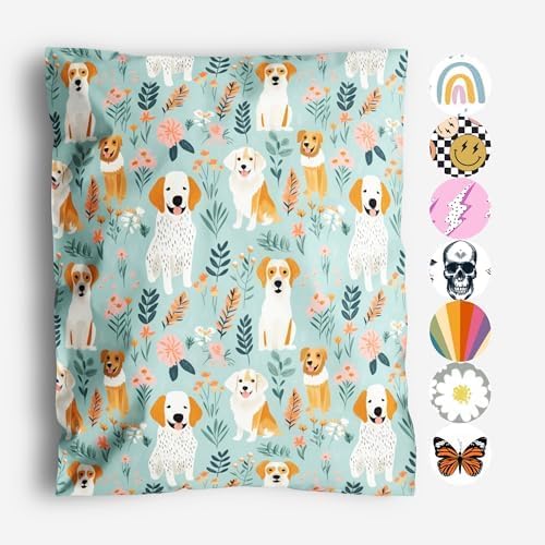 Package Mint Poly Mailers Cute Shipping Bags for Clothing, Plastic Mailing Bags for Small Business Self Seal, Non-Padded Waterproof Packaging Envelope, 10x13 Multi-Color, 100 Pack