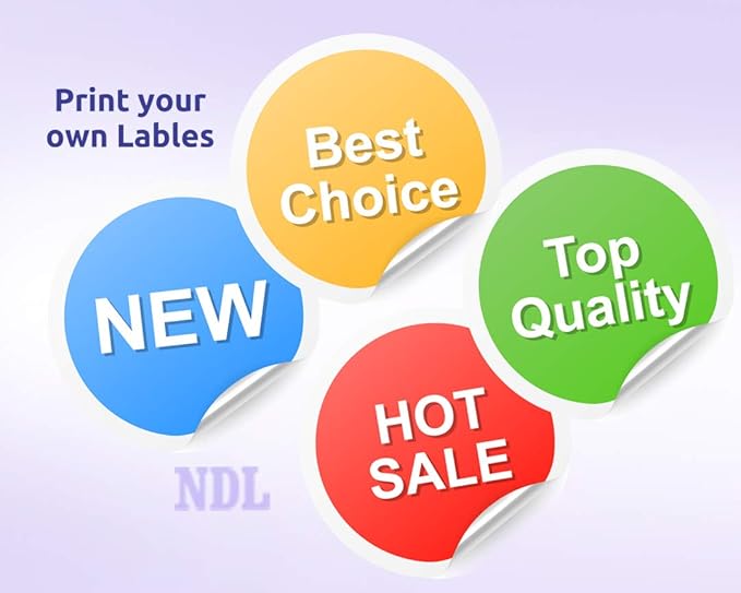 NextDayLabels 3/4 Inch Round Sticker Labels - Matte White Blank Laser/Inkjet Printer Labels - Circle Stickers (1000 Sheets, 108000 Labels)