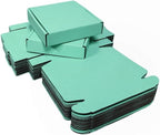 15 Pcs 5.1 x 5.1 x 1.2 inches Mini Size Shipping Boxes Corrugated Cardboard Mailer Boxes Bulk for Packaging Business Mailing Gift,Mini Mailer Boxes for Packaging (Mint green, 5.1 x 5.1 x 1.2")