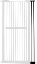 Lumizone Extra Tall Cat Gate Extension Kit 61.02" High Pressure Mounted 4.13" Extra Wide 1.37" Gap No Drilling Tall Pet Gate for Dogs (Black, 4.13" W)