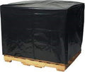 Farm Plastic Supply - Black Pallet Covers - 3 Mil - (55" x 53" x 75") - Heavy Duty Construction Grade Strength Pallet Bags, Pallet Covers, Polyethylene Pallet Bags, and Pallet Storage (10 Pack)