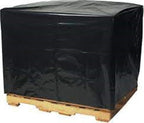 Farm Plastic Supply - Black Pallet Covers - 3 Mil - (55" x 53" x 75") - Heavy Duty Construction Grade Strength Pallet Bags, Pallet Covers, Polyethylene Pallet Bags, and Pallet Storage (10 Pack)