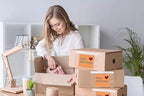 7.5" x 5.5" Shipping Label Sleeves, Self-Adhesive Top Loading Packing List Pouches, Clear Envelopes (400 Packs)
