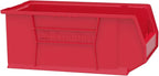 Akro-Mils 30281 Super-Size AkroBins Plastic Storage Bins, Space-Saving Stackable Bins for Garage, Classroom, Warehouse Organization, 20-Inch L x 12-Inch W x 8-Inch H, Red, 3-Pack