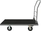 Heavy Duty Foldable Platform Truck Cart with 4 Wheels,44'' L x 28'' W Steel Rolling Flat Cart Push Cart Dolly Large Hand Truck Dolly 2500LBS Capacity Moving Hand Dolly for Groceries,Garage,Warehouse