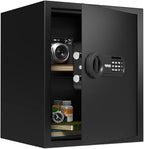 RPNB Deluxe Safe and Lock Box,Digital Keypad Safe Box,Steel Alloy Small Safes, Keypad Lock,Perfect for Home Office Hotel Business Jewelry Cash Use Storage,1.52 Cubic Feet