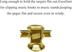 HAHIYO 0.87inch Light Gold Bulldog Clips Metal File Hinge Binder Clips Clamps Save Space Strong Spring Jaws Rock Solid Grip Book Lay Flat Deburred Edge for Hang Photos Wall Grid Dog Food 30PCS