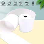 Jayard 2-1/4"X50' Thermal Paper Rolls For Credit Card - Cash Register Rolls - Premium Register Tape Pos Thermal Printer Paper (500 Rolls)