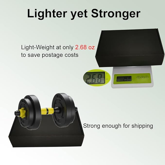 50 Pack 9x6x2'' Small Shipping Boxes, Black Corrugated Cardboard Mailers for Mailing Packaging Small Business (BK962-50)