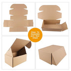 Shipping Boxes, 8"x6"x4" Which is Anti-Impact Come with Exquisite Sealing Label.Suitable E-Commerce Packaging, Shipping Packaging.